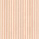 salmon and cream stripes - printed poplin fabric