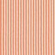 light rust and cream stripes - printed poplin fabric