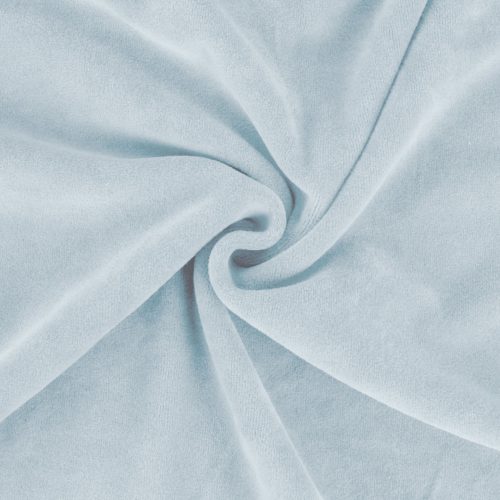 light blue - nicky velour fabric