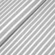 stripes melange grey and white - printed jersey fabric