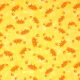 under the sea - oh snap in yellow - designer cotton fabric