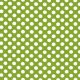 spot on - spots in lime - designer cotton fabric