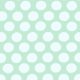 little prints - polka dots in mint - designer cotton double gauze anyag