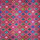 happy place - ogee in fuchsia - designer cotton fabric
