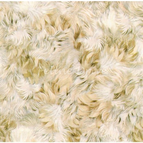 be pawsitive - fur in natural - designer cotton fabric