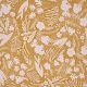 wild and free - tonal flowers in sienna - designer cotton fabric