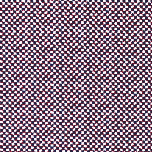 tootal super – squares in red and navy - designer cotton poplin fabric