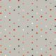 dots on grey  - printed jersey fabric