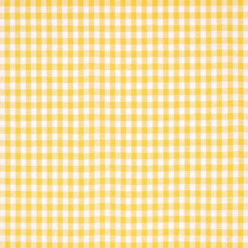 mini check in yellow - printed cotton fabric