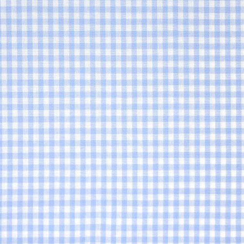 mini check in blue - printed cotton fabric