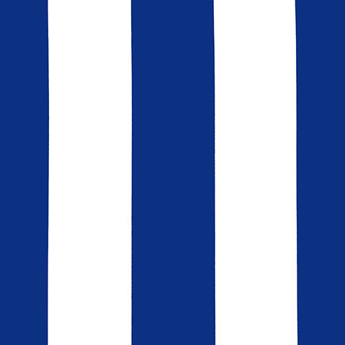 vertical stripes (6cm) blue on white - 280 gr/m2 - homedecor fabric