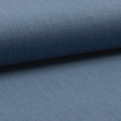 jeans blue linen - 260g/m2 - linen fabric