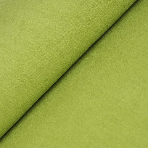 lime - stonewashed linen fabric - 250g/m2