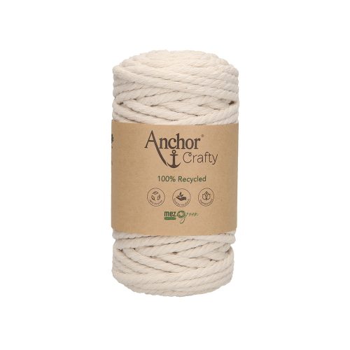 natural (105) - 5 mm - Anchor Crafty macrame yarn