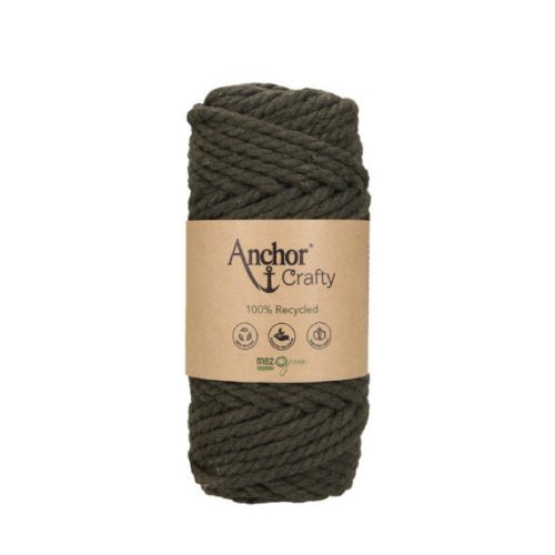 Khaki (121) - 5 mm - Anchor Crafty macrame yarn