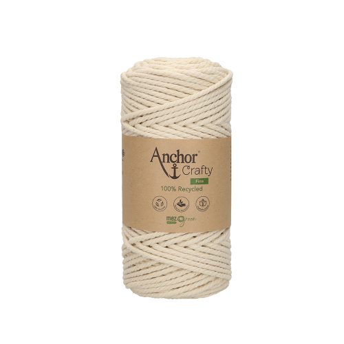natural (105) - 3 mm - Anchor Crafty Fine macrame yarn