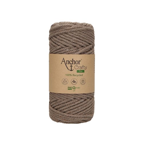 cinnamon (107) - 3 mm - Anchor Crafty Fine macrame yarn