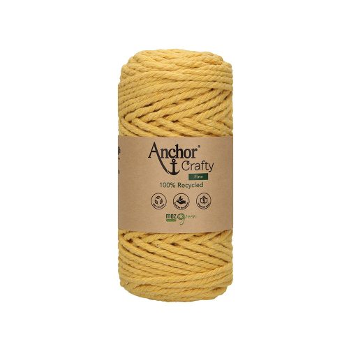 mustard (108) - 3 mm - Anchor Crafty Fine macrame yarn