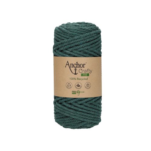 forest green (111) - 3 mm - Anchor Crafty Fine macrame yarn