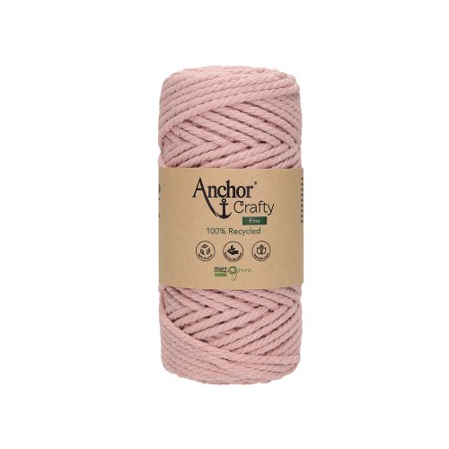 light pink (115) - 3 mm - Anchor Crafty Fine macrame yarn