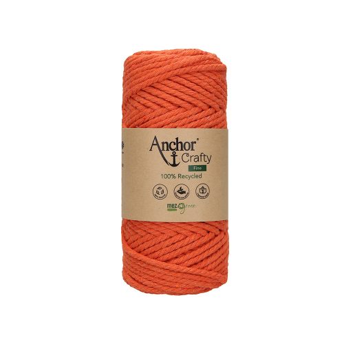 orange (118) - 3 mm - Anchor Crafty Fine macrame yarn