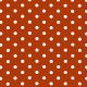 polka dot in terra - printed poplin fabric