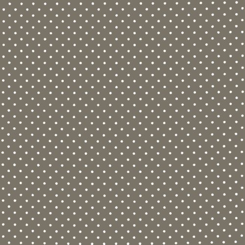 small polka dot in taupe - printed poplin fabric
