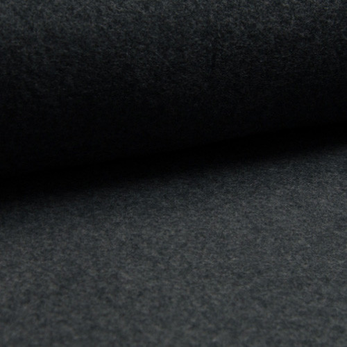 dark grey melange - organic cotton fleece