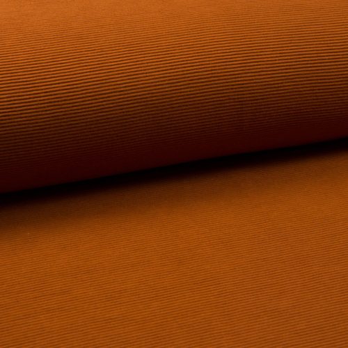 cognac - ottoman rib fabric