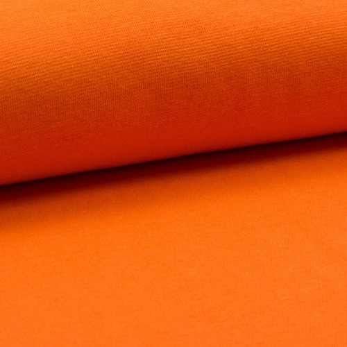 orange  rib cuff fabric