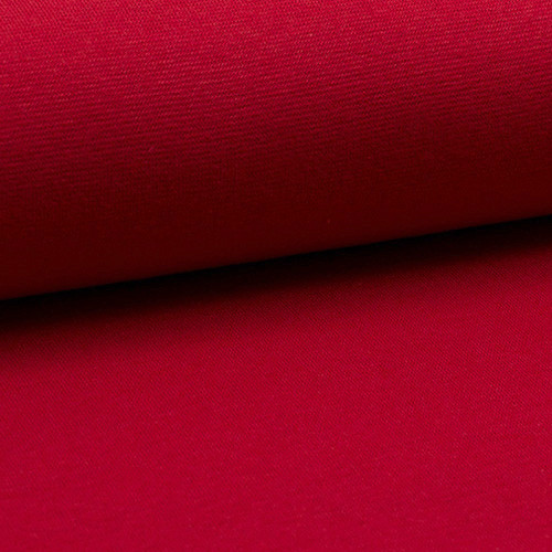 red rib cuff fabric