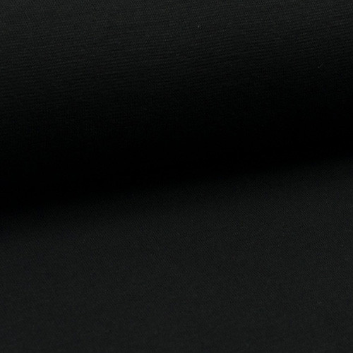 black rib cuff fabric