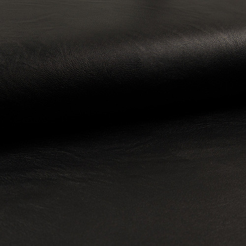 metallic leather - black - faux leather
