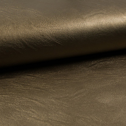 metallic leather - bronze - faux leather