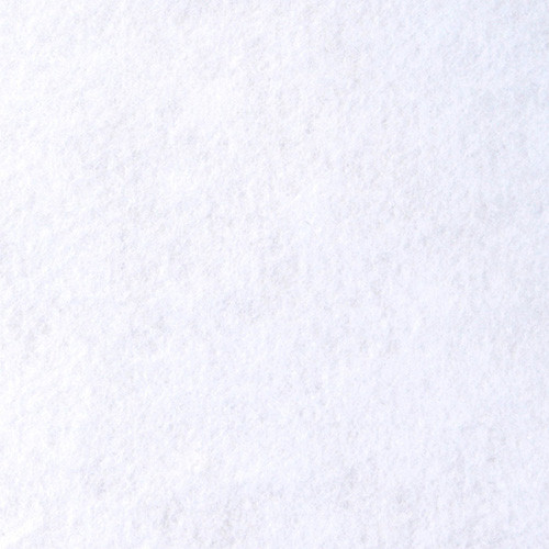 white - felt fabric - 3 mm