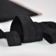 fold over elastic - FOE - 2 cm - black