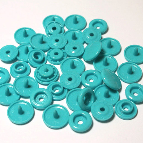 turquoise - snaps - 20 sets