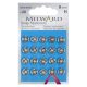 sew-on snap fasteners - silver  - 20 pcs