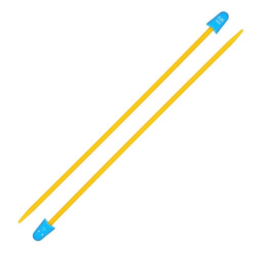 kid's single pointed knitting pins - 18 cm - 3,25 mm