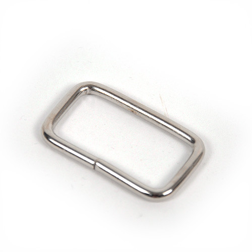 rectangle buckle - 30 mm - nickel