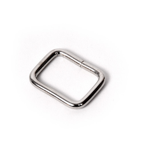rectangle buckle - 20 mm - nickel