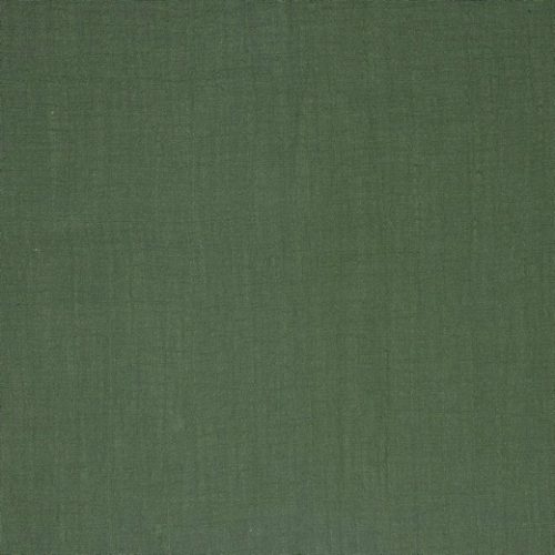 pickle green - cotton slub - muslin/gauze fabric